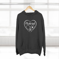 Load image into Gallery viewer, "Pickleball With Heart" 3 - Lane Seven LS14001 Premium Hooded Sweatshirt