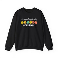 Load image into Gallery viewer, "It's a Good Day To Play Pickleball" 3 - Gildan 18000 Crewneck Sweatshirt