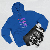 Load image into Gallery viewer, "Teach Compassion. Teach Kindness. Teach Confidence." 2 - Lane Seven LS14001 Premium Hooded Sweatshirt