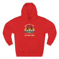 Load image into Gallery viewer, "That's What I Do I Play Pickleball and I Know Things" 1 - Lane Seven LS14001 Premium Hooded Sweatshirt