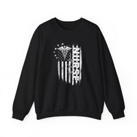 Load image into Gallery viewer, "Nurse Flag" 1 - Gildan 18000 Crewneck Sweatshirt | Cotton Blend