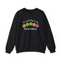 Load image into Gallery viewer, "It's a Good Day To Play Pickleball" 2 - Gildan 18000 Crewneck Sweatshirt