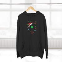 Load image into Gallery viewer, "Pickleball Paddle Santa Hat" 1 - Lane Seven LS14001 Premium Hooded Sweatshirt