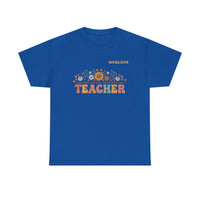 Load image into Gallery viewer, "Teacher. Teach Them. Love Them. Watch Them Grow." 3 - Gildan 5000 Heavy Cotton Tee - PERSONALIZED
