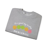 Load image into Gallery viewer, "It's a Good Day To Play Pickleball" 2 - Gildan 18000 Crewneck Sweatshirt