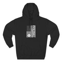 Load image into Gallery viewer, "Pickleball Flag" 1 - Lane Seven LS14001 Premium Hooded Sweatshirt