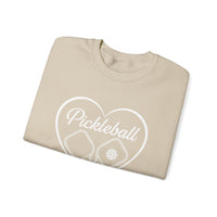 Load image into Gallery viewer, "Pickleball With Heart" 3 - Gildan 18000 Crewneck Sweatshirt