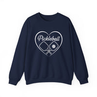 Load image into Gallery viewer, "Pickleball With Heart" 3 - Gildan 18000 Crewneck Sweatshirt
