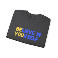 Load image into Gallery viewer, "Believe in Yourself BE YOU" 5 - Gildan 18000 Crewneck Sweatshirt