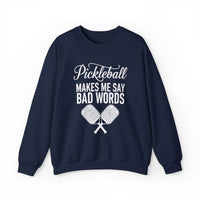 Load image into Gallery viewer, "Pickleball Makes Me Say Bad Words" 2 - Gildan 18000 Crewneck Sweatshirt