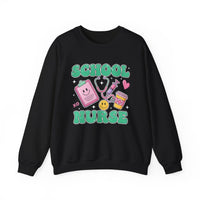 Load image into Gallery viewer, "School Nurse" 2 - Gildan 18000 Crewneck Sweatshirt