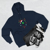Load image into Gallery viewer, "Pickleball Paddle Santa Hat" 1 - Lane Seven LS14001 Premium Hooded Sweatshirt