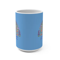 Load image into Gallery viewer, "Choose Kindness" 15oz Ceramic Mug 2 — Rainbow Floral Design | Printed On Demand | Teacher &amp; Everyday Gift