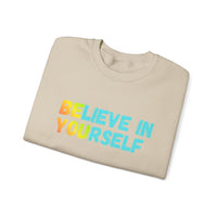 Load image into Gallery viewer, "Believe in Yourself BE YOU" 3 - Gildan 18000 Crewneck Sweatshirt