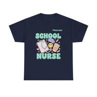 Load image into Gallery viewer, "School Nurse" 1 - Gildan 5000 Heavy Cotton Tee - PERSONALIZED