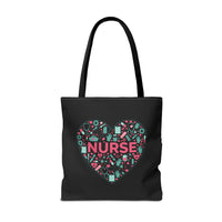 Load image into Gallery viewer, "Nurse Heart Tools" 2 - Canvas Tote 18" x 18"