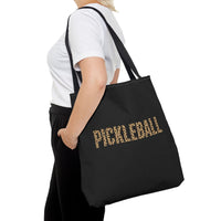 Load image into Gallery viewer, "Pickleball Leopard" 2 - Canvas Tote 18" x 18"
