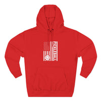 Load image into Gallery viewer, "Pickleball Flag" 1 - Lane Seven LS14001 Premium Hooded Sweatshirt
