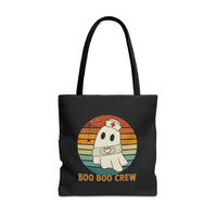 Load image into Gallery viewer, "Boo Boo Crew" 1 - Canvas Tote 18" x 18"