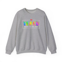 Load image into Gallery viewer, "Teach Them To Be Kind" 2 - Gildan 18000 Crewneck Sweatshirt
