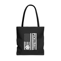 Load image into Gallery viewer, "Pickleball Flag" 1 - Canvas Tote 18" x 18"