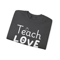 Load image into Gallery viewer, "Teach Love Inspire" 3 - Gildan 18000 Crewneck Sweatshirt