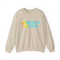 Load image into Gallery viewer, "Believe in Yourself BE YOU" 3 - Gildan 18000 Crewneck Sweatshirt