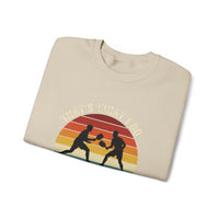 Load image into Gallery viewer, "That's What I Do I Play Pickleball and I Know Things" 1 - Gildan 18000 Crewneck Sweatshirt