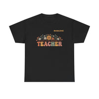 Load image into Gallery viewer, "Teacher. Teach Them. Love Them. Watch Them Grow." 3 - Gildan 5000 Heavy Cotton Tee - PERSONALIZED