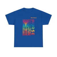 Load image into Gallery viewer, "Nurse Live Love Heal" 2 - Gildan 5000 Heavy Cotton Tee - PERSONALIZED