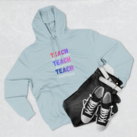 Load image into Gallery viewer, "Teach Compassion. Teach Kindness. Teach Confidence." 2 - Lane Seven LS14001 Premium Hooded Sweatshirt