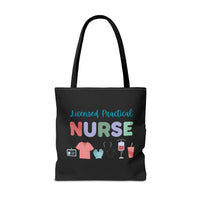 Load image into Gallery viewer, "Licensed Practical Nurse" 1 - Canvas Tote 18" x 18"