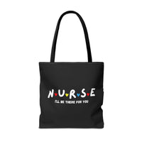Load image into Gallery viewer, "Nurse I'll Be There For You" Friends - Canvas Tote 18" x 18" - PERSONALIZED