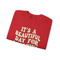Load image into Gallery viewer, "It's a Beautiful Day For Learning" 2 - Gildan 18000 Crewneck Sweatshirt