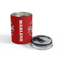 Load image into Gallery viewer, "Livin' That Pickleball Life" 2 - Tumbler 10oz - PERSONALIZED