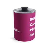 Load image into Gallery viewer, "Can't Pickleball" 3 - Sorry Can't Pickleball Bye - Tumbler 10oz - PERSONALIZED