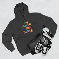 Load image into Gallery viewer, "You Can Do Hard Things" 2 - Lane Seven LS14001 Premium Hooded Sweatshirt Unisex
