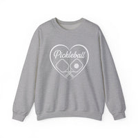 Load image into Gallery viewer, "Pickleball With Heart" 3 - Gildan 18000 Crewneck Sweatshirt