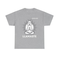 Load image into Gallery viewer, "Llamaste" 4 - Gildan 5000 Heavy Cotton Tee - PERSONALIZED