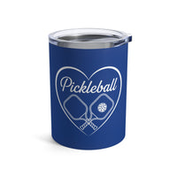 Load image into Gallery viewer, "Pickleball With Heart" 3 - Tumbler 10oz