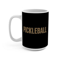Load image into Gallery viewer, "Pickleball Leopard" 2 - Ceramic Mug 15oz - PERSONALIZED