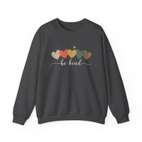Load image into Gallery viewer, "Be Kind Hearts" 1 - Gildan 18000 Crewneck Sweatshirt