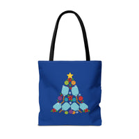 Load image into Gallery viewer, "Pickleball Christmas Tree" 1 - Canvas Tote 18" x 18"