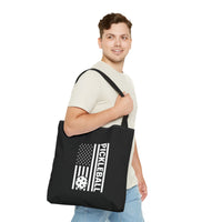 Load image into Gallery viewer, "Pickleball Flag" 1 - Canvas Tote 18" x 18"