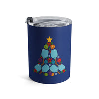 Load image into Gallery viewer, "Pickleball Christmas Tree" 1 - Tumbler 10oz - PERSONALIZED