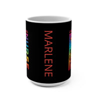 Load image into Gallery viewer, "Nurse Live Love Heal" 2 - Ceramic Mug 15oz - PERSONALIZED