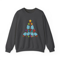 Load image into Gallery viewer, "Pickleball Christmas Tree" 1 - Gildan 18000 Crewneck Sweatshirt