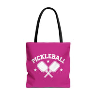 Load image into Gallery viewer, "Pickleball Crossed Paddles" 1 - Canvas Tote 18" x 18"