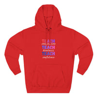 Load image into Gallery viewer, "Teach Compassion. Teach Kindness. Teach Confidence." 2 - Lane Seven LS14001 Premium Hooded Sweatshirt