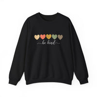 Load image into Gallery viewer, "Be Kind Hearts" 2 - Gildan 18000 Crewneck Sweatshirt